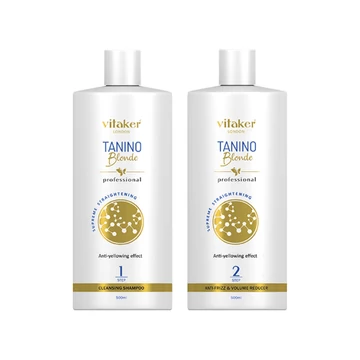 TANINO BLONDE készlet: sampon&anti-frizz kezelés