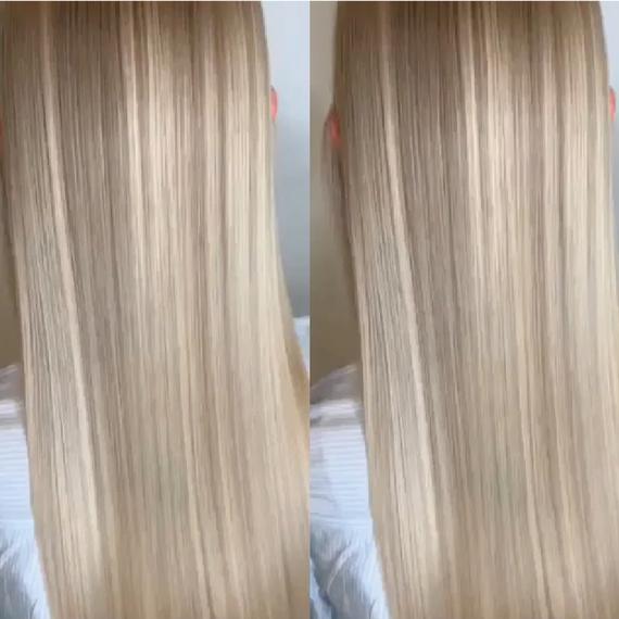 SOS Anti-Ageing Platinum botox hatású hajmaszk - eredmény
