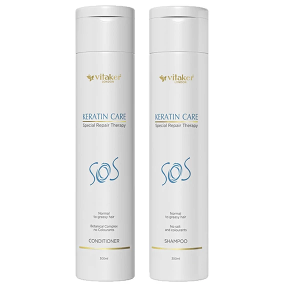 Keratin Care sampon &amp; kondicionáló (300-300 ml)