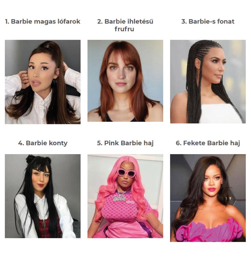 10 trendi Barbie hajstílus